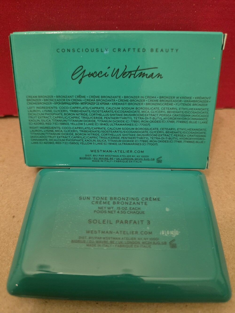 Westman Atelier Sun Tone Bronzing Crème Soleil Parfait 3 Dark Tan. BNIB - Picture 6 of 8